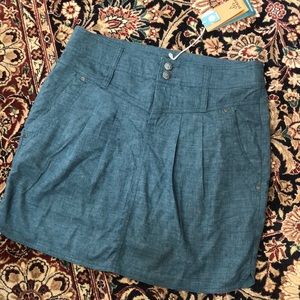 Prana NWT linen hemp blend skirt w/ stretch.Size6